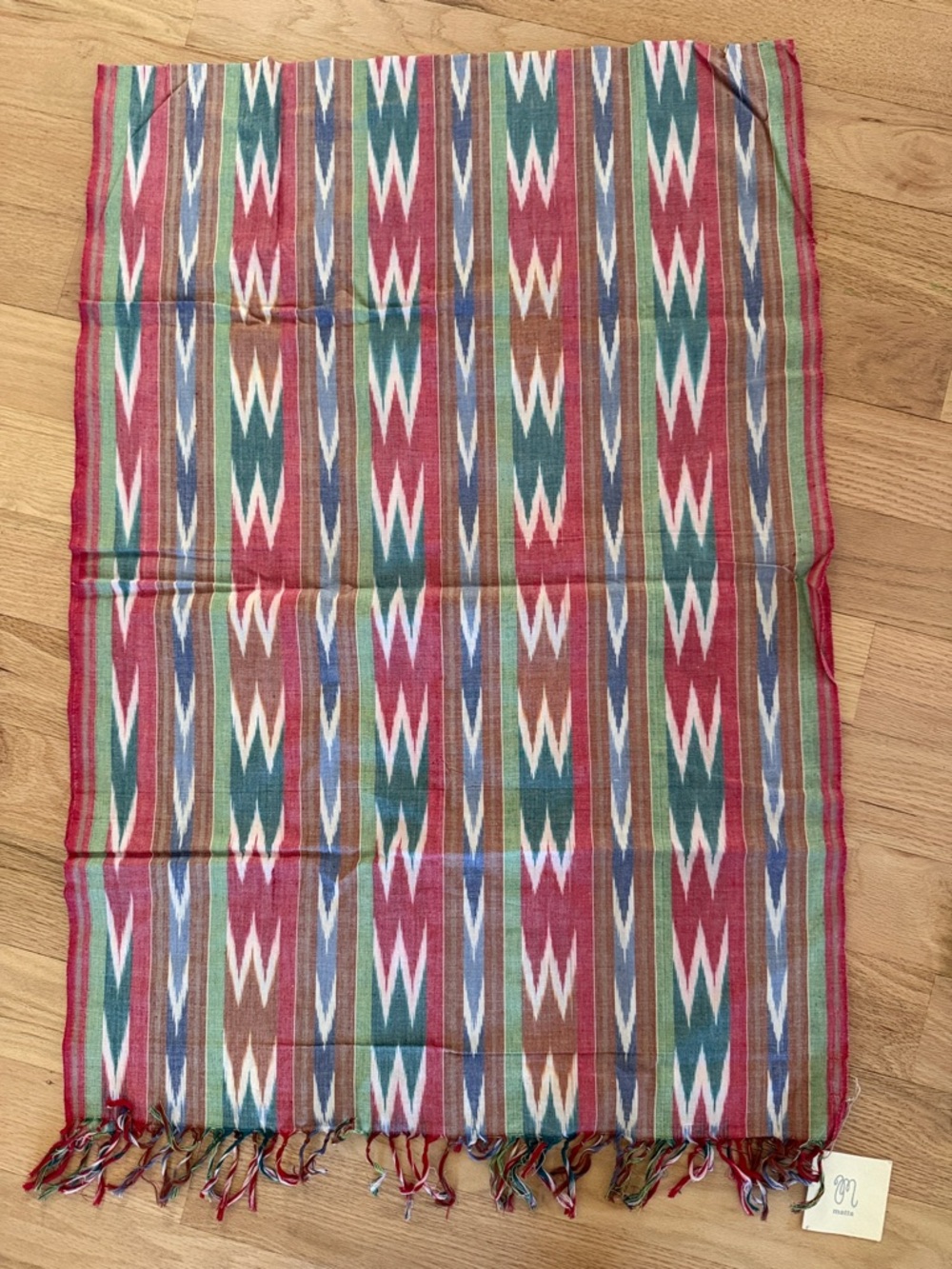 NWT! Matta New York Colorful Southwestern Stripe Woven Scarf